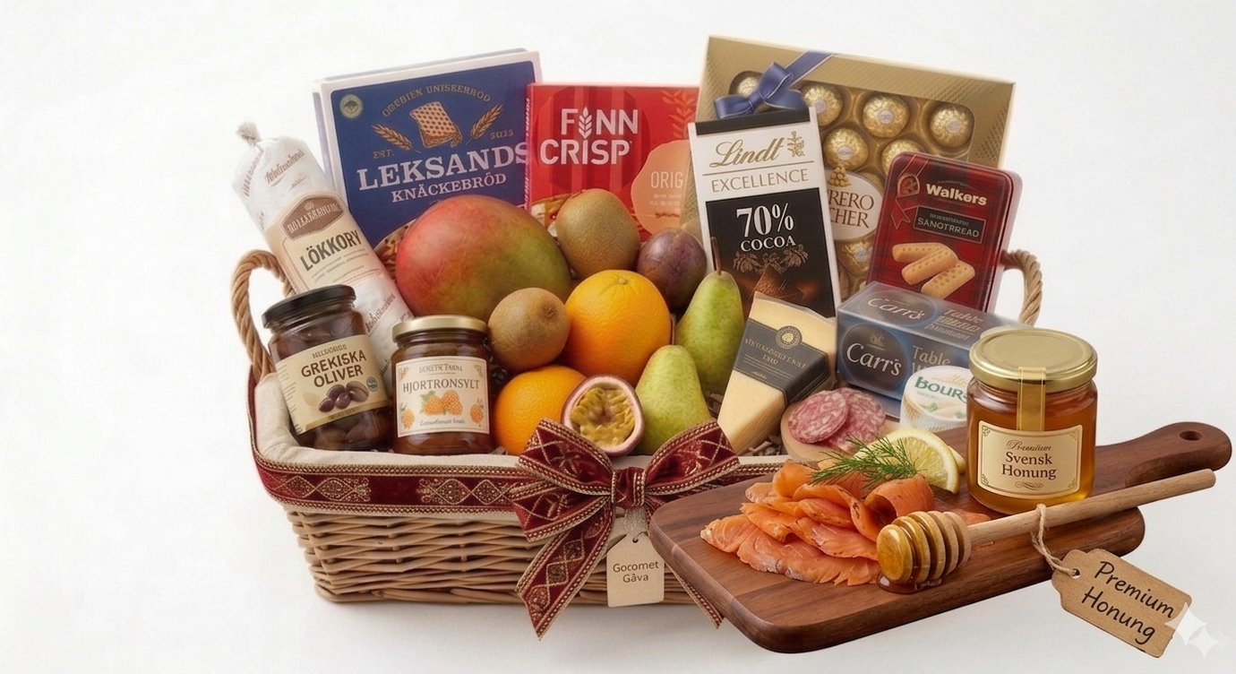 Skandinavisk gourmetkorg